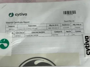 Cytiva AxiChrom 450 Short Preparative Chromatography Column Tube, 9 of 9