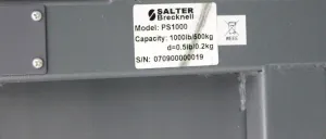 SALTER Brecknell PS1000 Portable Floor Scale with Standalone Digital Weighing System, 6 of 11
