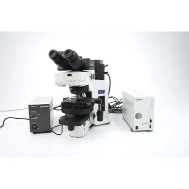 Olympus BX61 Fluorescence Research Microscope for Advanced Imaging Applications