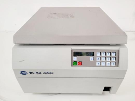 MSE Mistral 2000 Bench Top Centrifuge Lab-cover