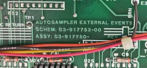 Varian 03-917750-00 PCB Board for GC Autosampler External Events, 2 of 7
