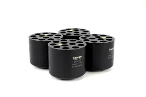 4× Thermo Jouan 11177573 Adapter for 12 × 15 mL Tubes, Round Buckets, M4 Rotor, 1 of 3