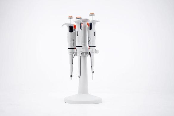 Corning Manual Single-Channel Pipette Set, 0.5–10 µL / 2–20 µL / 100–1000 µL, with Stand-cover