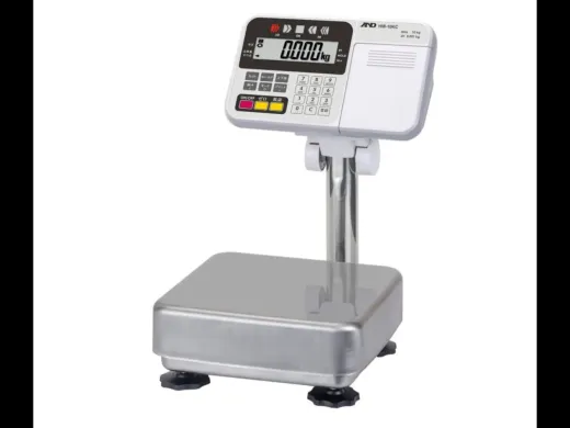 A&D HW-10KC/HW-10KCP Platform Scale with 10 kg Capacity and Optional Printer, NMR Spectroscopy