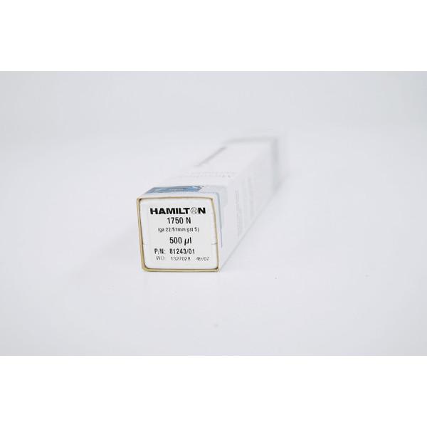 Hamilton 1750 N 500uL Syringe 81243/01 for Precise Liquid Handling