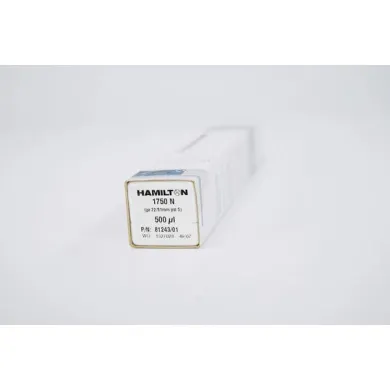 Hamilton 1750 N 500uL Syringe 81243/01 for Precise Liquid Handling