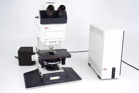Leica DMRXA2 Polarizing Phase-Contrast Motorized Microscope with C D1 Prisms