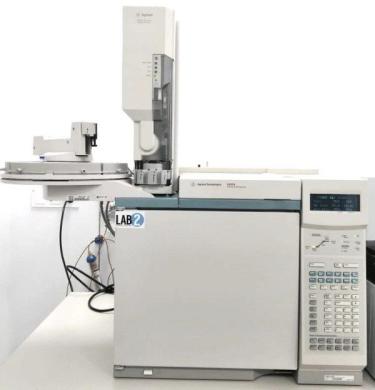 Agilent 6890N with FID 7683 autoinjector and tray-cover