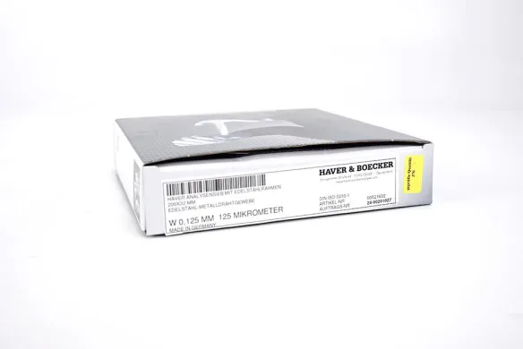 Haver & Boecker Analytical Test Sieve 200 x 32 mm, 0.125 mm Aperture, 125 µm, 00521602, Retsch