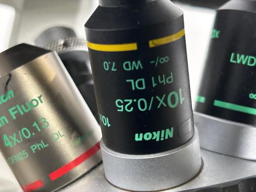 Nikon Eclipse TS100 Inverted Microscope with Binocular Head and Mechanical Stage-cover