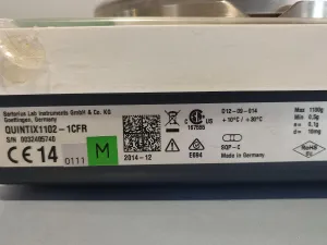 Sartorius Quintix 1102 1CFR Precision Balance 1100g / 0.01g, 5 of 11