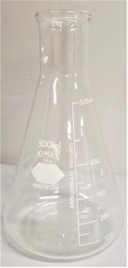 Corning PYREX 4980 / Kimble KIMAX 26500 Narrow Mouth Erlenmeyer Flask - 500mL-cover
