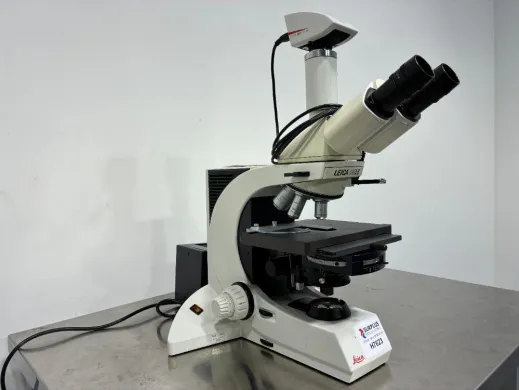 Leica DM LB Laboratory Optical Microscope with Binocular Head and Transmitted-Light Base