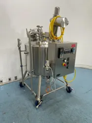 Feldmeier 225 Liter Stainless Steel Vessel with Motor-Driven Agitator and Heating Jacket, 3 of 4