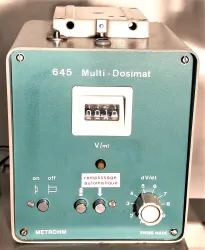 Metrohm 645 Multi-Dosimat with 633 Automat Controller for Precise Karl Fischer Titration, 2 of 10