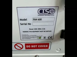 CTS Safetech ST-Alarm-V2R Safety Weighing Cabinet with CTS 600 Fan and HEPA Filtration, 12 of 13