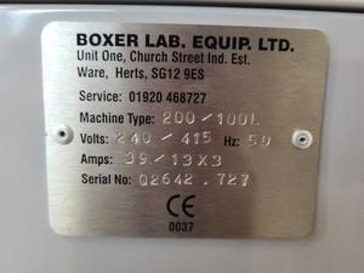 Boxer 200/100 L Laboratory Front Loading Laboratory Autoclave Lab-cover