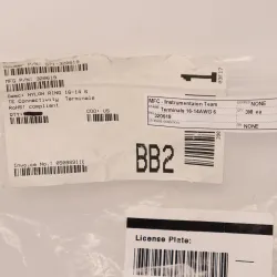 TE Connectivity PIDGE Ring Tongue Terminal 16-14 AWG #6, Model 320619 (Pack of 398), 2 of 8