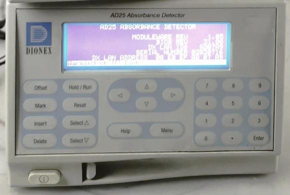 Dionex BioLC AD25 Dual-Beam Variable Wavelength Absorbance Detector with DX-LAN Interface-cover