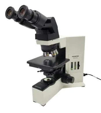 Olympus BX40 Microscope with Fixed Stage, Tilt Binocular Head, and 2x Objective for Pathology