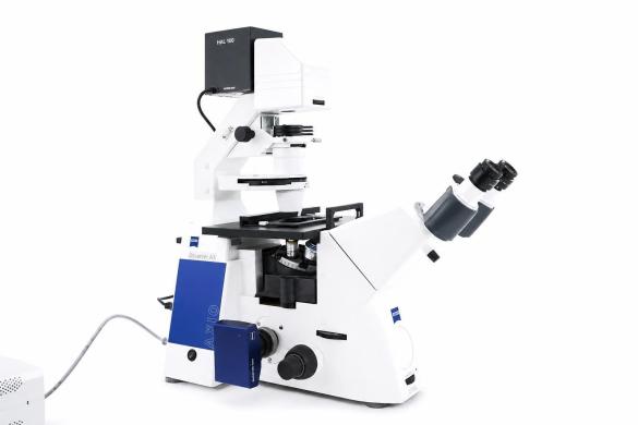 Zeiss Axio Observer A1 Inverted DIC II/III Phase Contrast Microscope with AxioCam MRm, 10x/20x/40x Objectives-cover