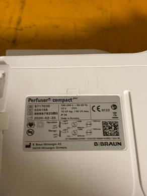 B. Braun Perfusor compact syringe pump for controlled infusion therapy-cover