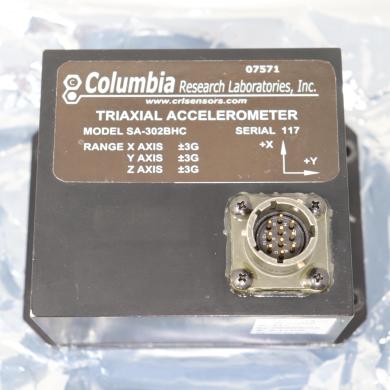 Columbia Research Force Balance Triaxial Accelerometer SA-302BHC-cover