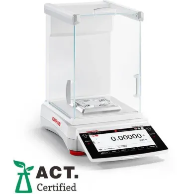 Ohaus Semi-Micro Analytical Balance EXR225D with 7" Color Touchscreen and Multi-Communication Interfaces