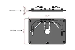 Okolab H401 Metal Flat Heated Plate and Temperature Controllers for Inverted Microscopes, 2 of 4