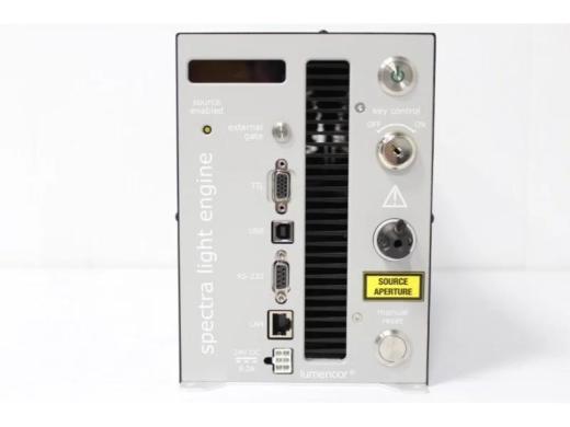 NEW Lumencor Spectra III LED 7 Color Light Engine Source with SMA Optical Fiber Connector-cover