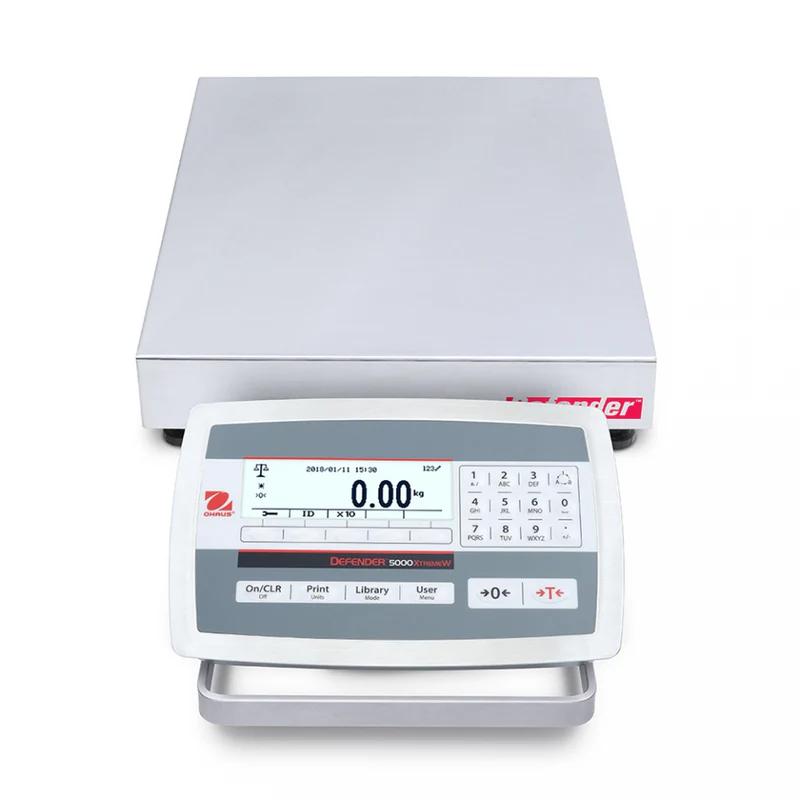 Ohaus Defender 5000 D52XW50WQR5 Washdown Low Profile Bench Scale