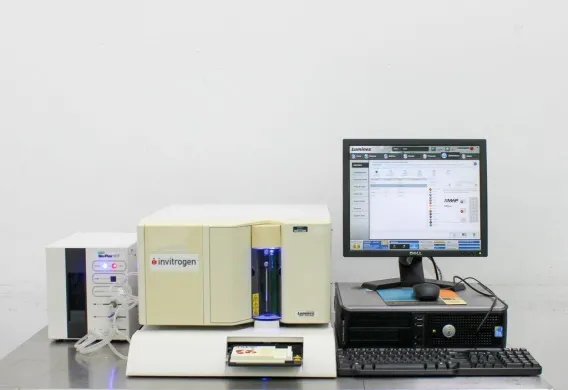 Invitrogen Luminex 100/200 Cell Analyzer with Computer and Software for Multiplexed Molecular and Cellular Analysis