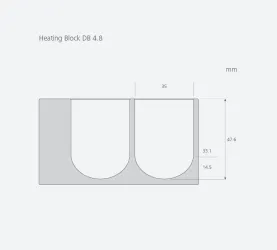 IKA DB 4.8 Round Bottom Tubes Dry Block (35 mm), 2 of 2