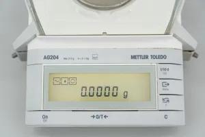 Mettler AG204 Analytical Balance with 210g Capacity and 0.1mg Accuracy, 3 of 3