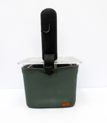 VESKE 0535 Sous Vide Container 12 Qt with Lid, Stainless Steel Rack & Neoprene Sleeve, 4 of 11