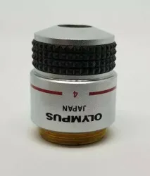 Olympus APlan 4x Microscope Objective Lens, 2 of 2