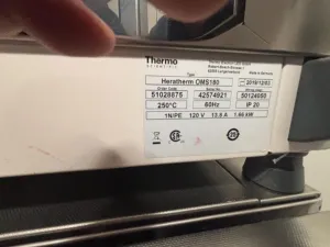 Thermo Fisher Scientific Heratherm OMS180 Single-Door Digital Laboratory Oven, 2 of 2