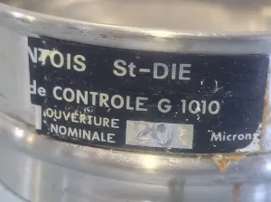 RETSCH 100x40mm Stainless Steel Test Sieve with 20 µm Mesh Opening, 2 of 2