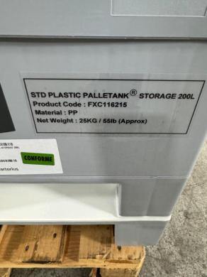 Sartorius 200L STD Plastic Palletank Bulk Liquid Storage Tank-cover