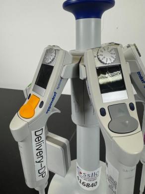 Eppendorf Xplorer Plus Electronic Pipettes Set of 5 with Stand for Precision Liquid Handling-cover