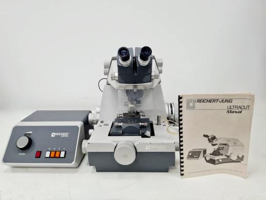 Reichert Jung UltraCut 701701 Ultramicrotome with Controller 65 11 01-cover