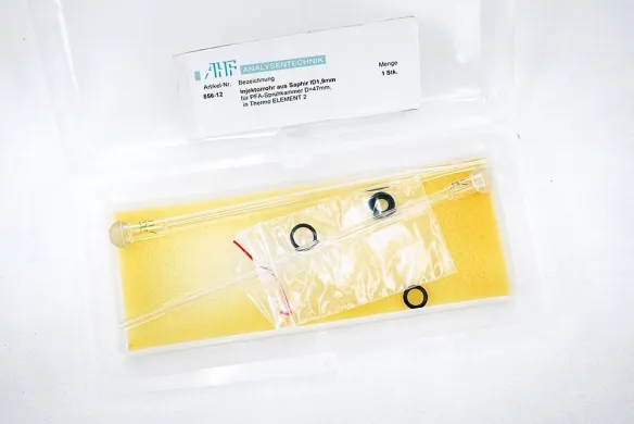AHF Sapphire Injector 856-12 for PFA Spray Chamber, Thermo ELEMENT 2 ICP-MS