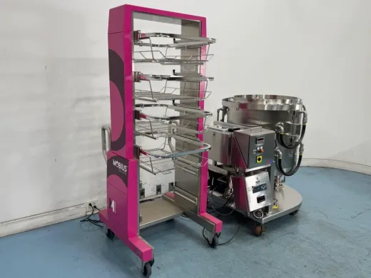 Millipore Mobius Jacketed Power Mixer with Integrated Mettler Toledo Weighing System