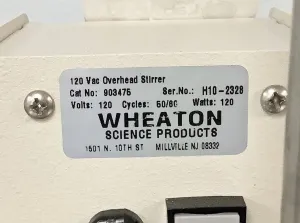 Wheaton Overhead Lab Stirrer Model 903475 with Variable Speed Control, 9 of 9