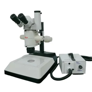 Leica MZ75 Stereo Zoom Microscope with Illuminated Base and Photo Port