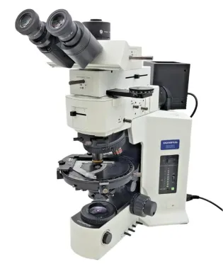 Olympus BX51 Polarizing Microscope with Bertrand Lens and BF/DF Illuminator
