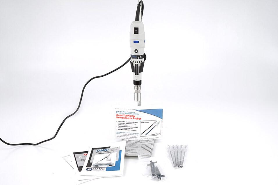 Omni TH Tissue Homogenizer 21-TH220 with 5 Soft Tips and Stand