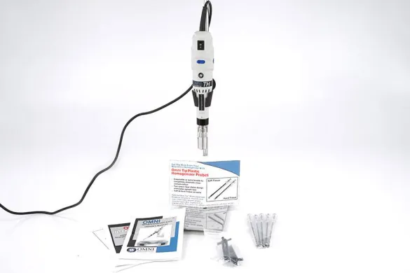 Omni TH Tissue Homogenizer 21-TH220 with 5 Soft Tips and Stand