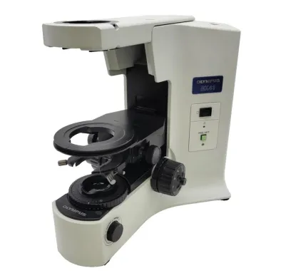 Olympus BX41 Microscope Stand with Stage and Condenser Bracket, 6V 30W Halogen Lamphouse