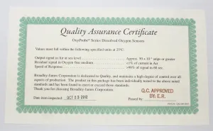 Broadley-James D145-B220-PT-D9 Autoclavable Dissolved Oxygen Sensor with Right-Angle Connector, 2 of 9